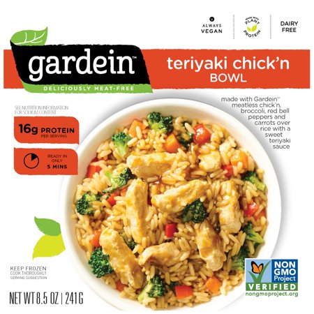 AterImber.com - The Veg Life - Product Reviews - Gardein Chick'N Teriyaki Style Bowl Review - Gardein Chick'N Teriyaki Style Bowl Pic - vegan food, food reviewer, Gardein, blogger, food blogger, faux meat, healthy meals, ready-meals
